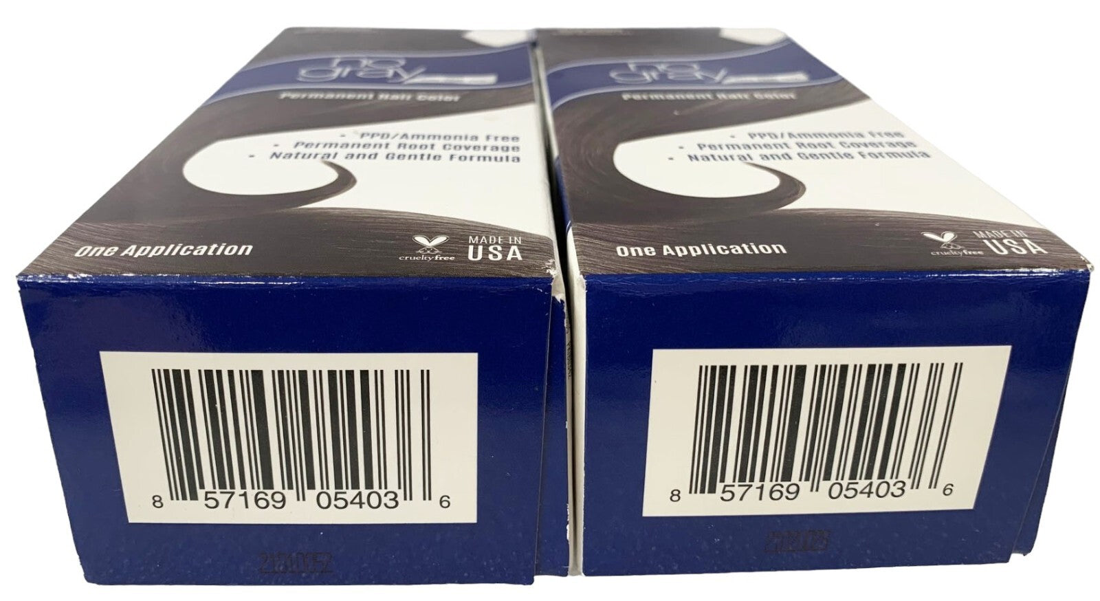 2-No Gray Permanent Root Touch up Ammonia Free DARK BROWN Hair Color NEW IN BOX