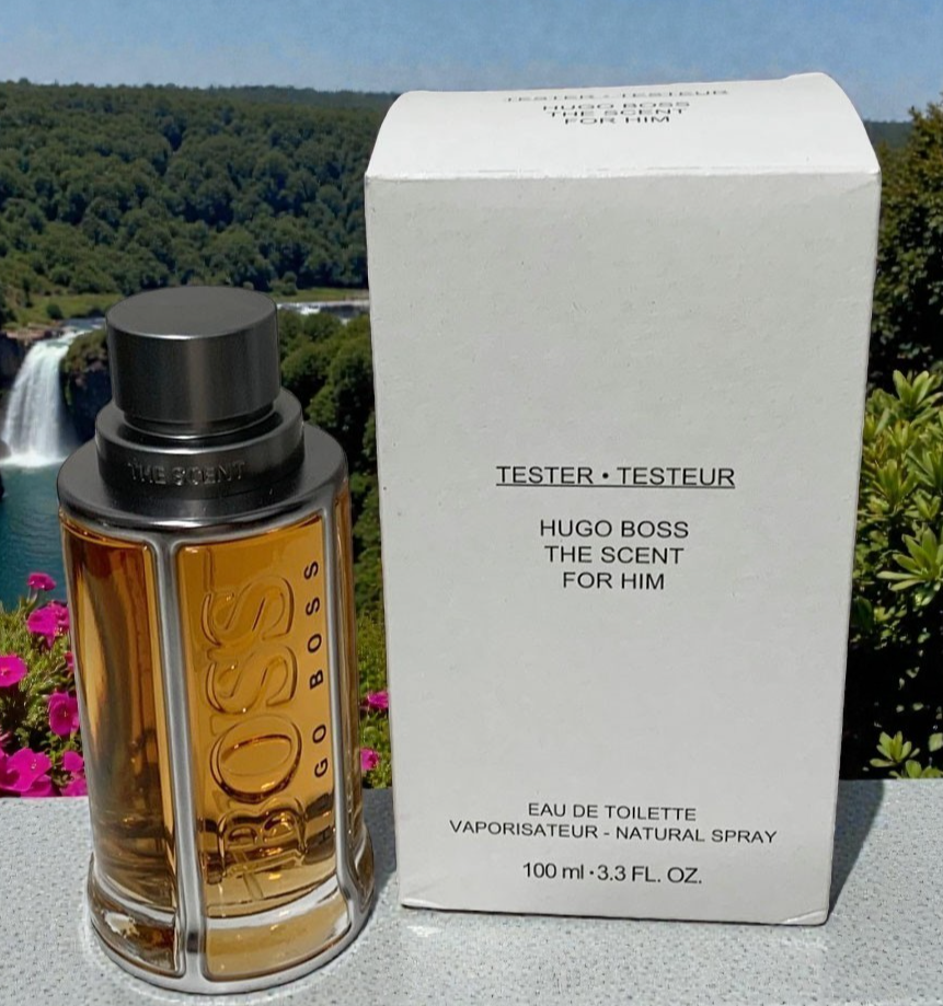 Hugo Boss The Scent Eau De Toilette Spray For Men 100ml / 3.3oz New in White Box