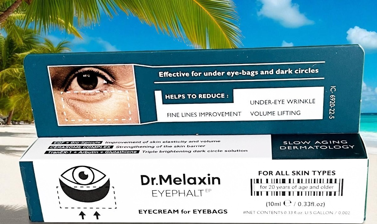 Dr.Melaxin Eyephalt Eyecream for Eyebags Puffiness Wrinkles 10ml  Exp.Date 03/28