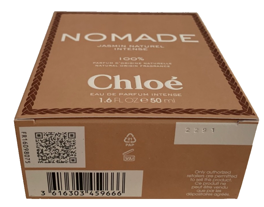 Chloe Nomade Jasmin Naturel Intense Women's Eau De Parfum Intense 1.6oz UNSEALED