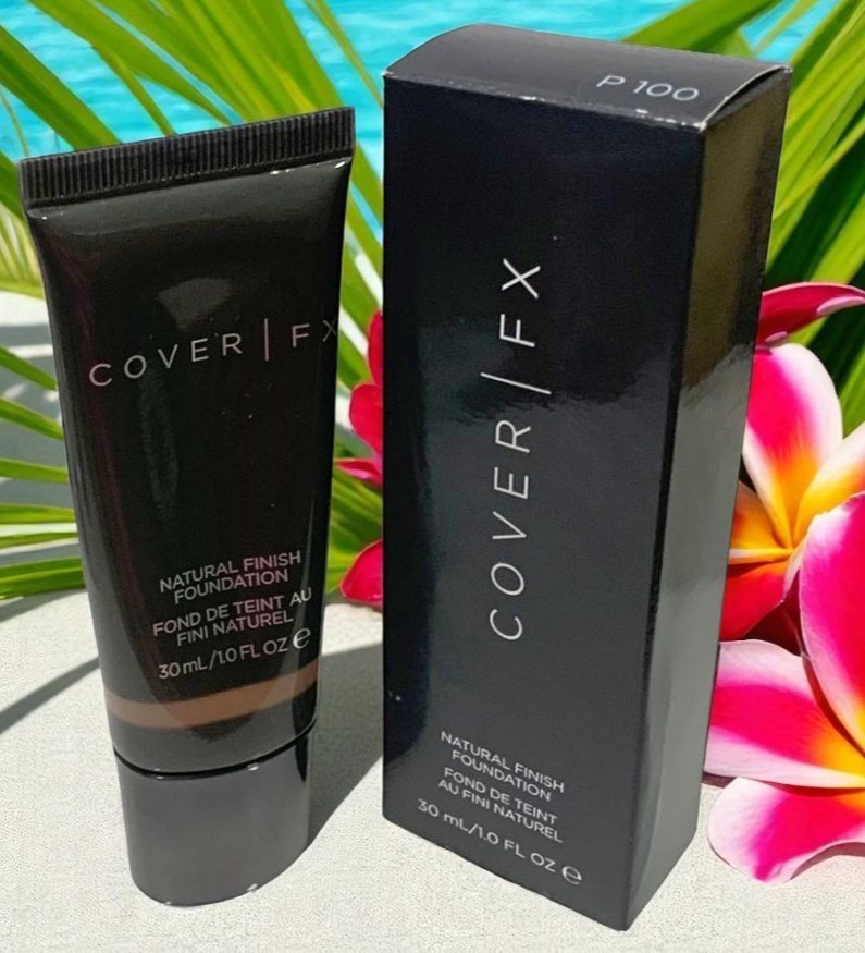 Cover FX Natural Finish Foundation - P 100 - 1oz/30ml -Sealed New in Box