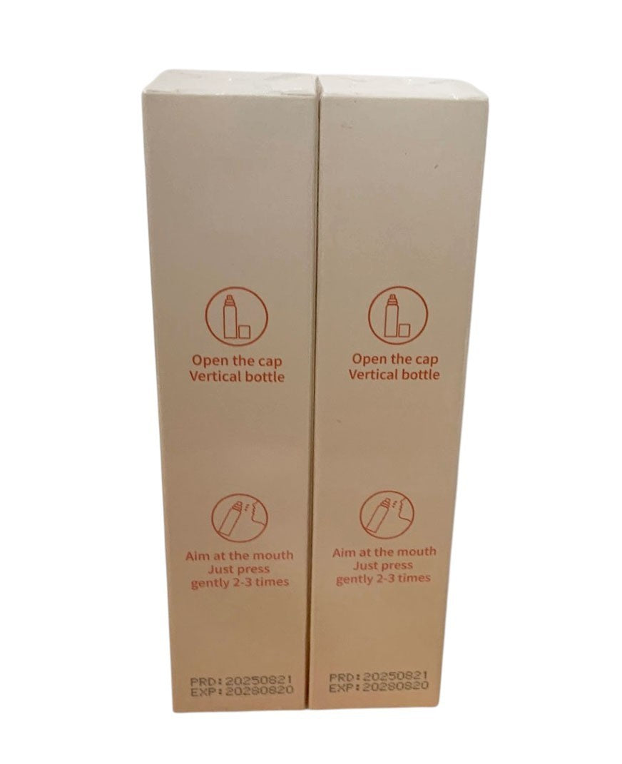 SIRUINI PROBIOTICS FRESH BREATH ORANGE MOUTH SPRAY ORAL HEALTH FORMULA 20ml -2 P