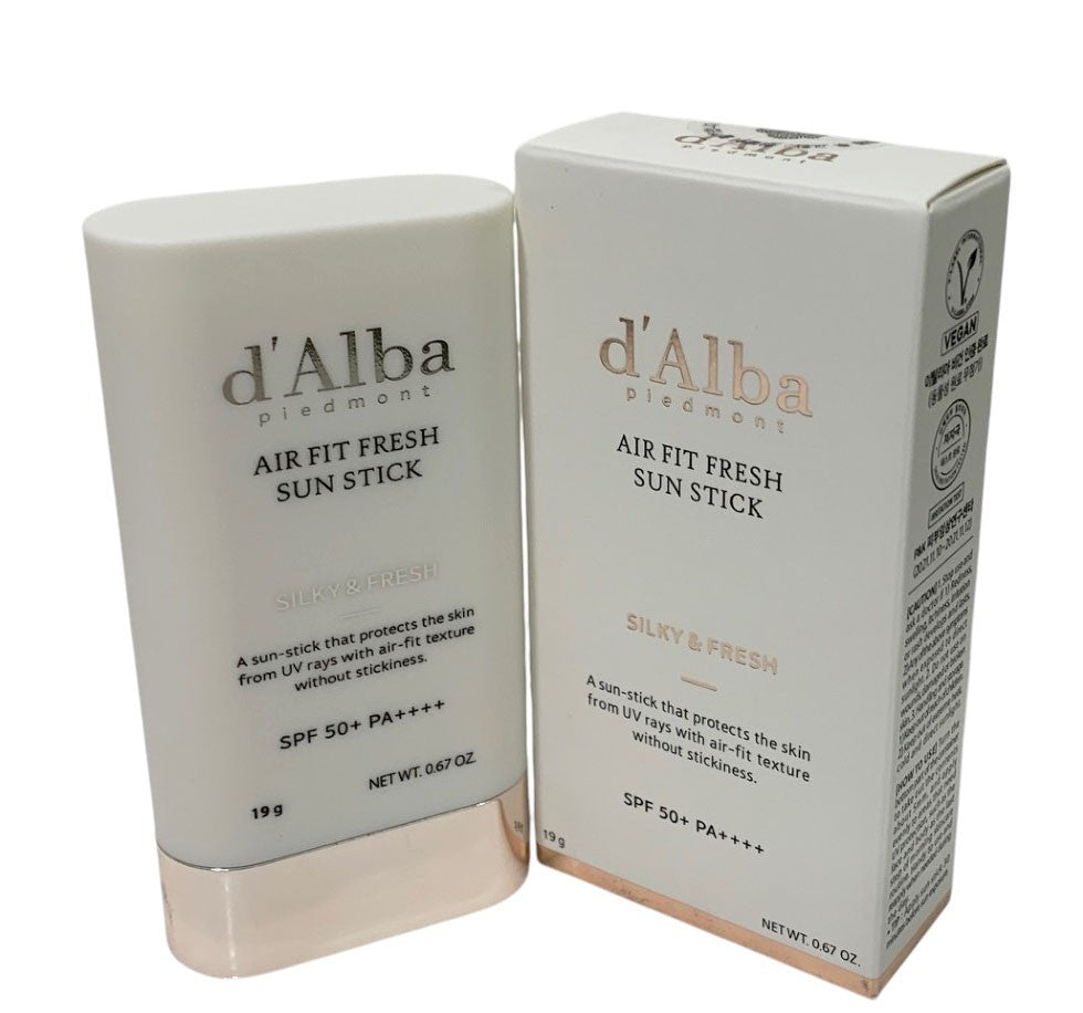 D'ALBA Air Fit Fresh Sun Stick SPF50+ PA++++ 19g UV Sunscreen Sun Block  Ex 4/28
