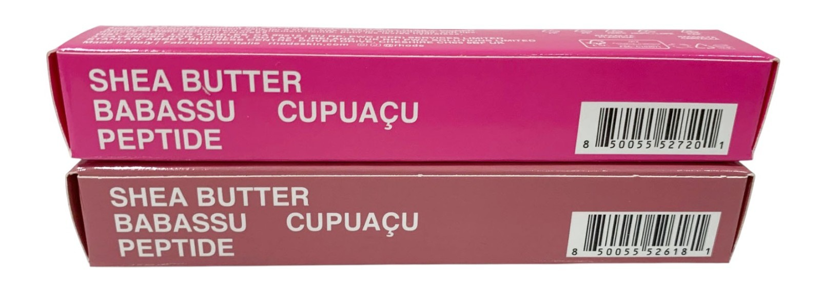 Rhode Peptide Lip Tint 10ml Shea Butter Sheer SET of 2: SALTY TAN & SHORTCAKE