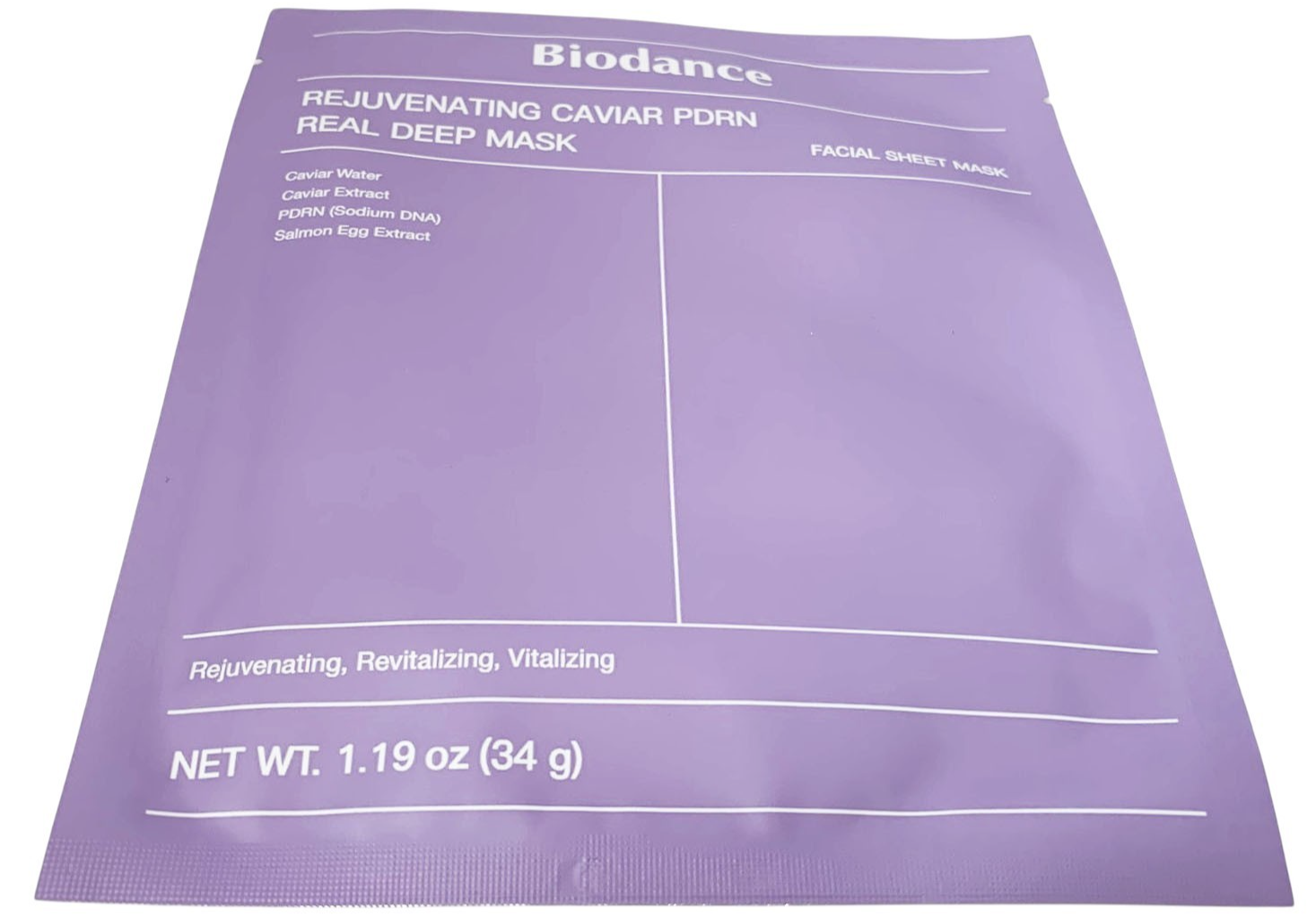 Biodance REJUVENATING CAVIAR PDRN REAL DEEP MASK 34g x 4ea-REVITALIZING EX 09/28