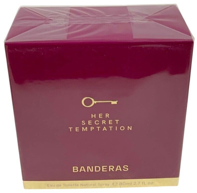 Antonio Banderas Women's Her Secret Temptation EDT Spray 2.7oz Authentic Sealed