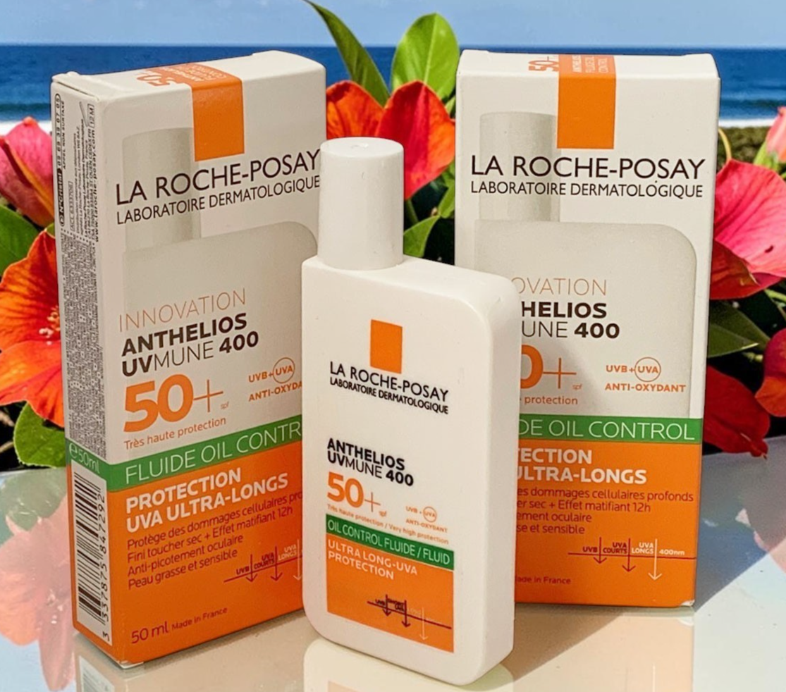 La Roche Posay Anthelios UVMune 400 Fluid Oil Control SPF50+ Exp: 09/2028-2 PCS