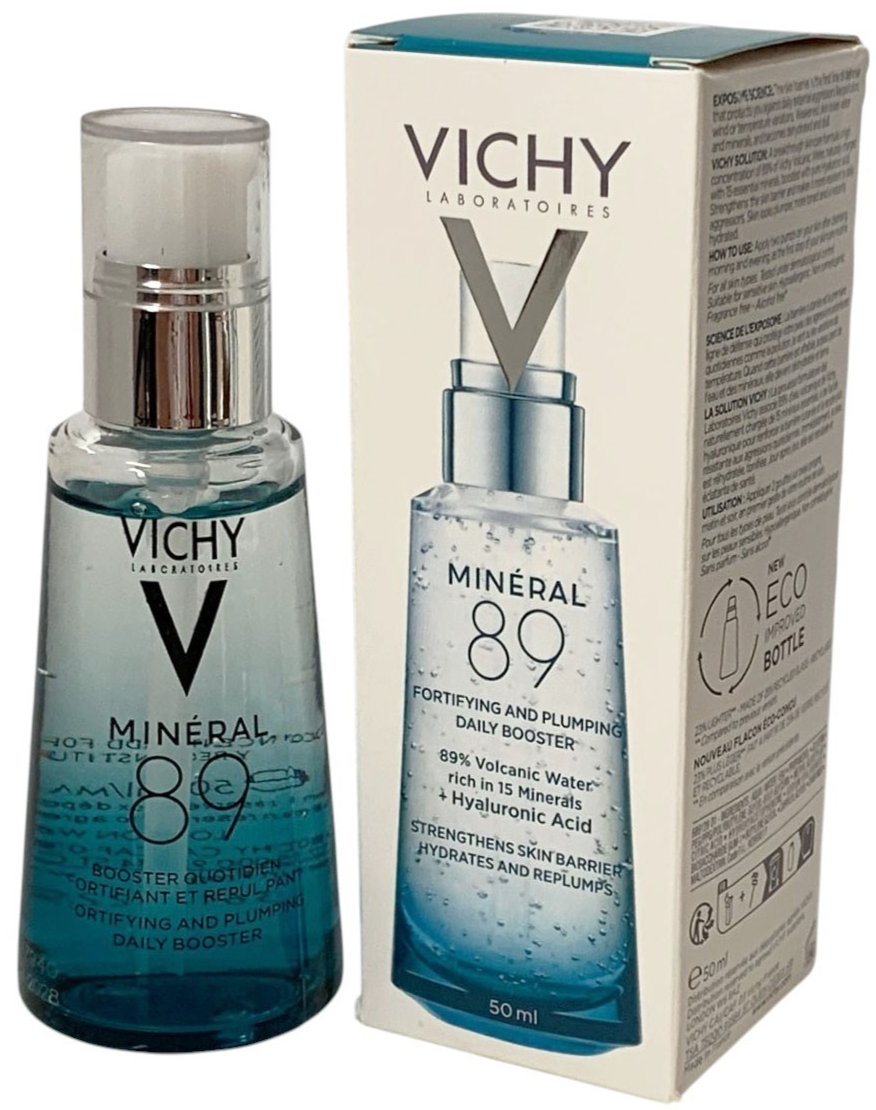 Vichy Mineral 89 Skin Fortifying Daily Booster  1.69oz Hyaluronic Acid EXP 09/28
