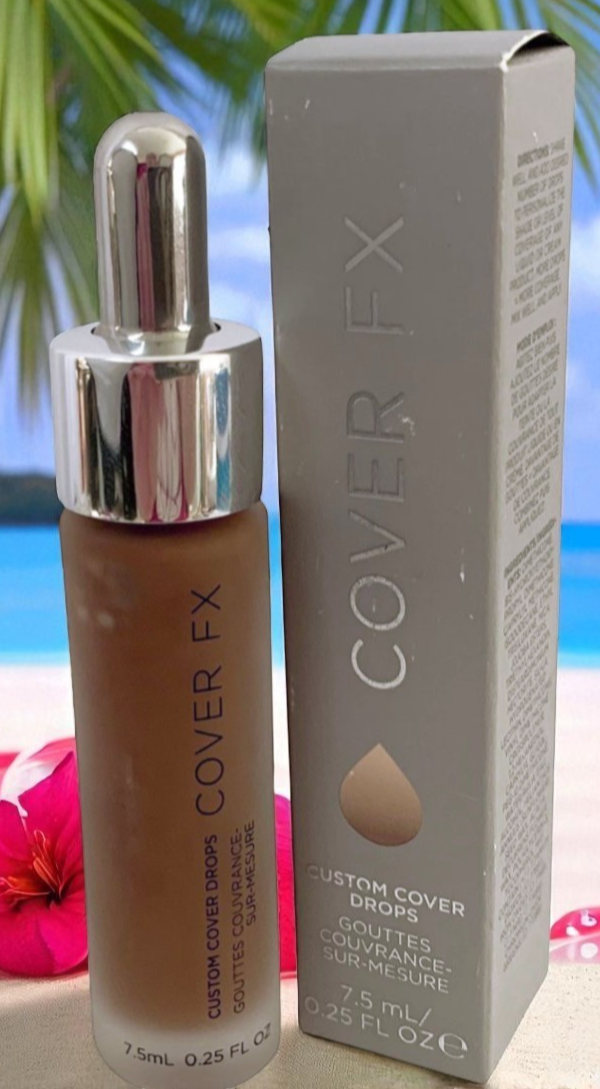 COVER FX Custom Cover Drops - N DEEP 4 - 0.25oz/ 7.5ml Made in Italy, New in Box