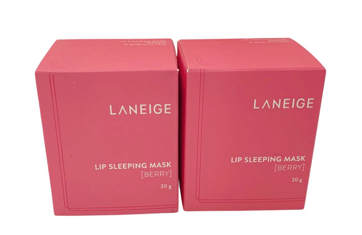 LANEIGE Lip Sleeping Mask Berry 20g Lip Care Moisture Treatment  2 PACK Exp 7/28