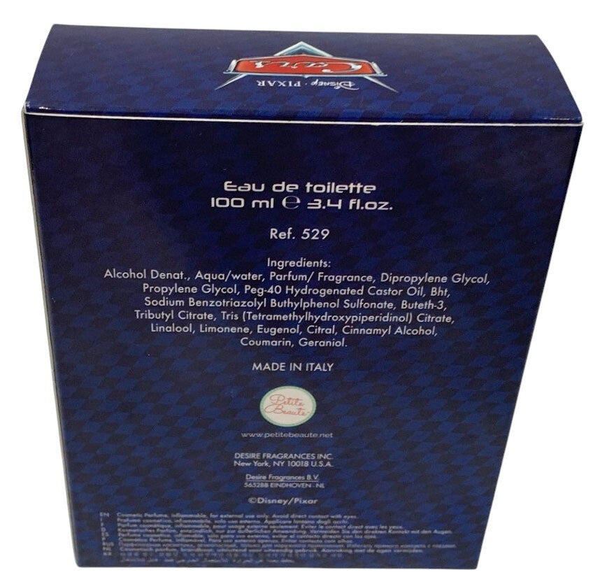 Disney PIXAR CARS Storming Through Eau de Toilette EDT 3.4oz FOR MEN NEW IN BOX