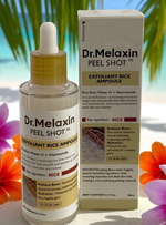 Dr. Melaxin Peel Shot Exfoliant Rice Ampoule 2.7oz/80 ml FRESH EXP. DATE: 8/2028