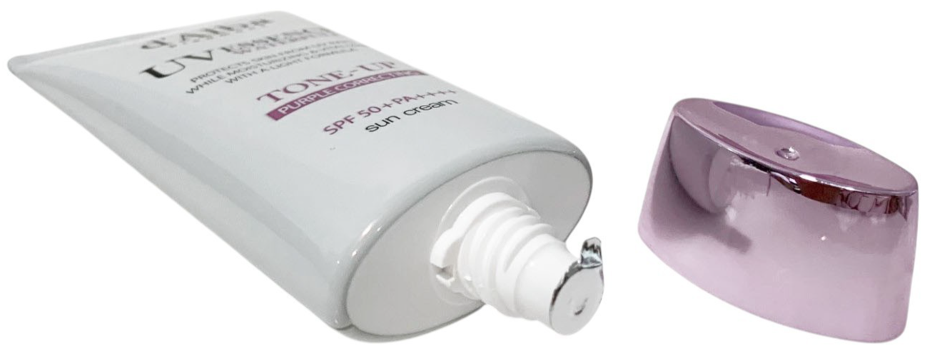 D'ALBA WATERFULL UV ESSENCE TONE-UP VEGAN PURPLE CORRECTING SUNSCREEN SEALED