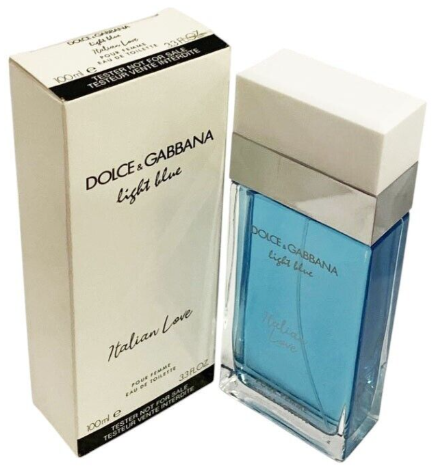 DOLCE & GABBANA LIGHT BLUE ITALIAN LOVE EDT SPRAY FOR WOMEN 3.3oz IN WHITE BOX