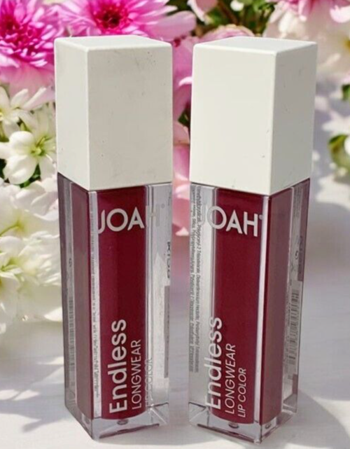 JOAH ENDLESS LONGWEAR LIP COLOR JSLL06 CHIT-CHAT PACK OF 2