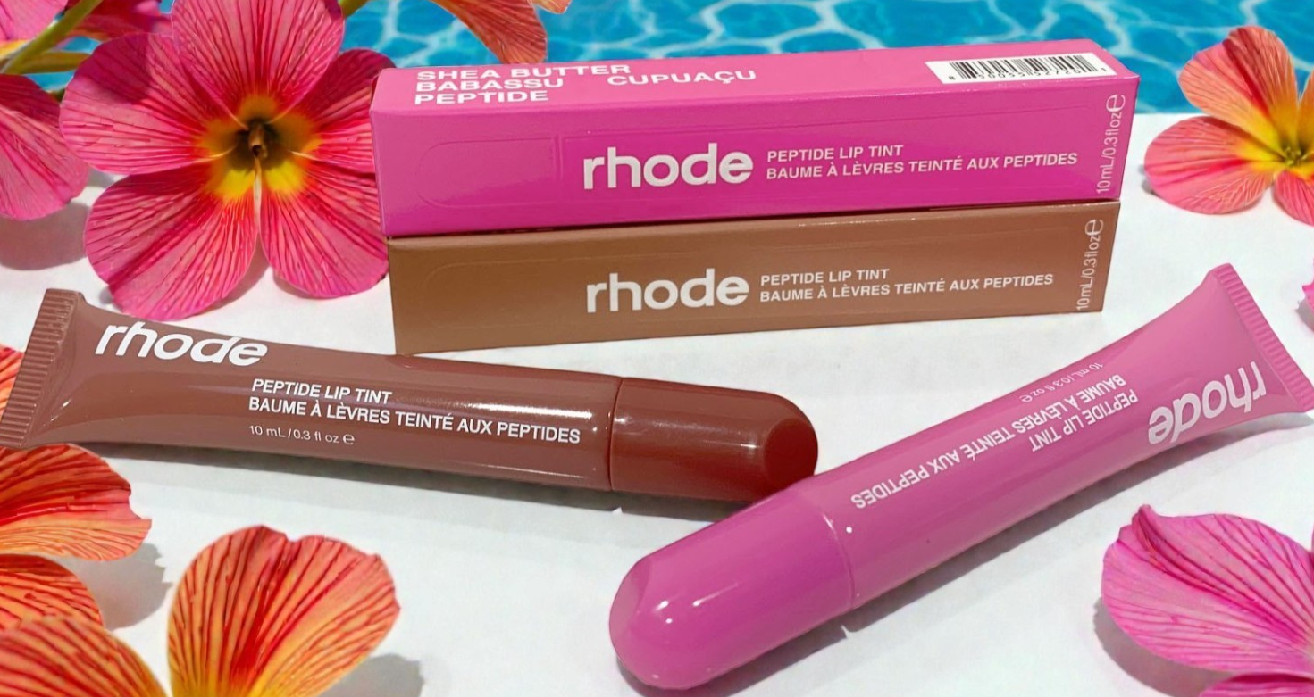 Rhode Peptide Lip Tint 10ml/0.3oz Shea Butter Sheer SET of 2 TOAST & SHORTCAKE