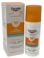 Eucerin Oil Control Dry Touch Sun Gel Cream Ultra Light Acne Skin SPF50+ 50ml