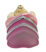 I Love You Bear With Heart Shaped Jewelry Gift Box Pink