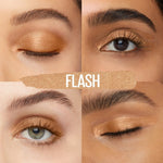 2- MAYBELLINE COLOR STRIKE CREAM TO POWDER EYE SHADOW PEN 0.012oz 35 Flash Metal