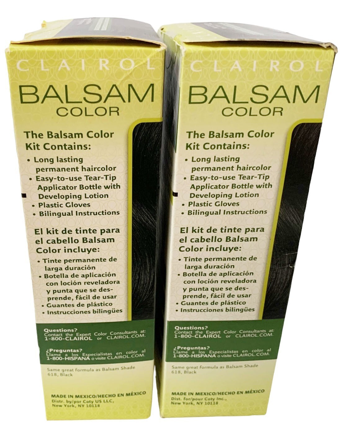2-Clairol Balsam Color Permanent Hair Color 