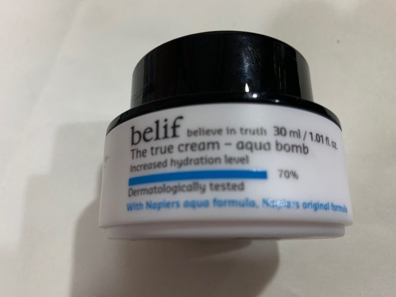 Belif The True Cream Moisturizing Bomb 26 Hours Hydrating  1.01oz EXP: 01/2026