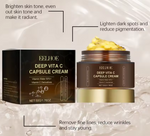 DEEP VITA C CAPSULE CREAM NIACINIMIDE 5% HYALURONIC ACID REDUCE WRINCLES 1.76 oz