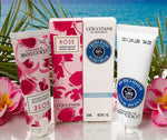 L'Occitane En Provence Shea Butter & Rose Hand Cream Duo- 30ml Each Set of 2
