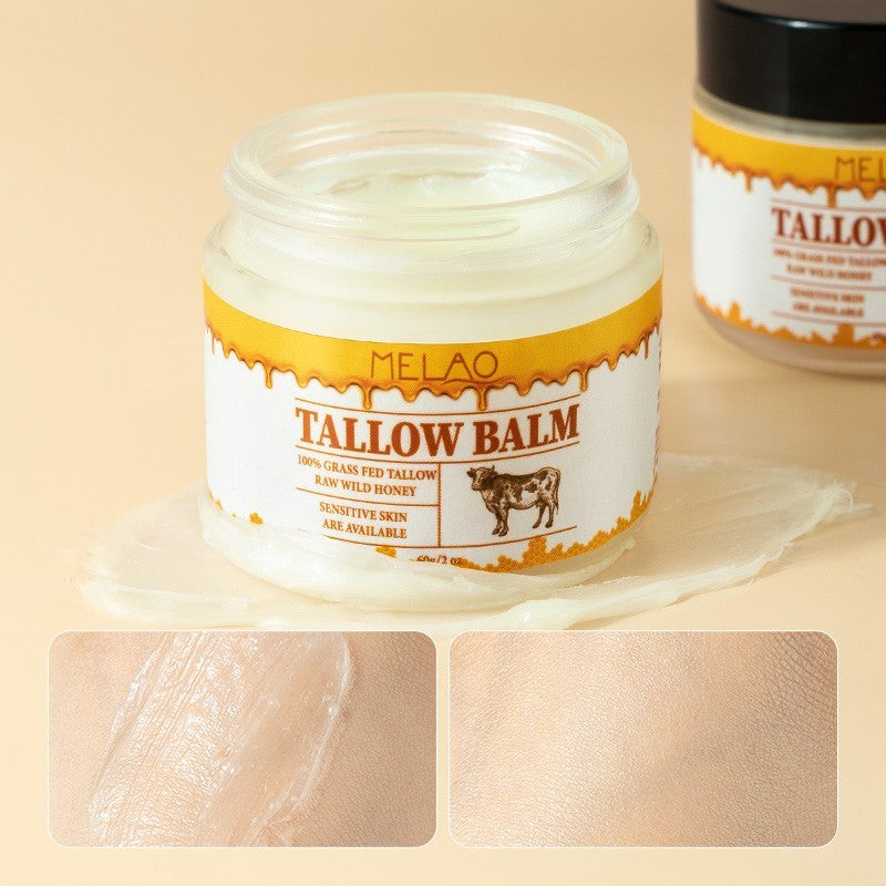 MELAO TALLOW BALM GRASS FED&ROW WILD HONEY NATURAL SKIN MOISTURIZER &REPAIR 2oz