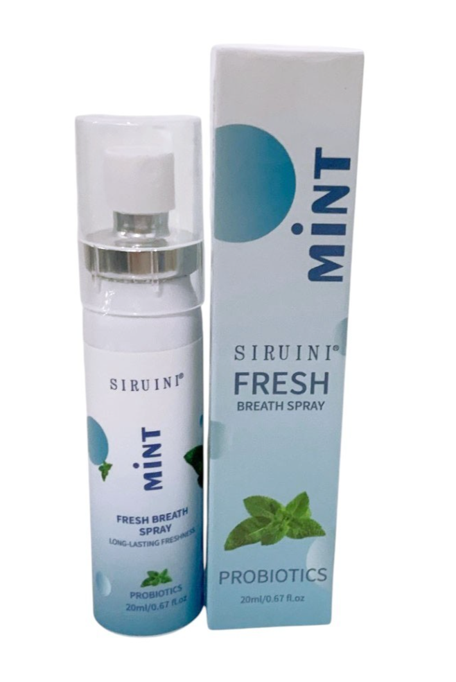 SIRUINI PROBIOTICS FRESH BREATH MINT MOUTH SPRAY ORAL HEALTH FORMULA 20ml/0.7oz