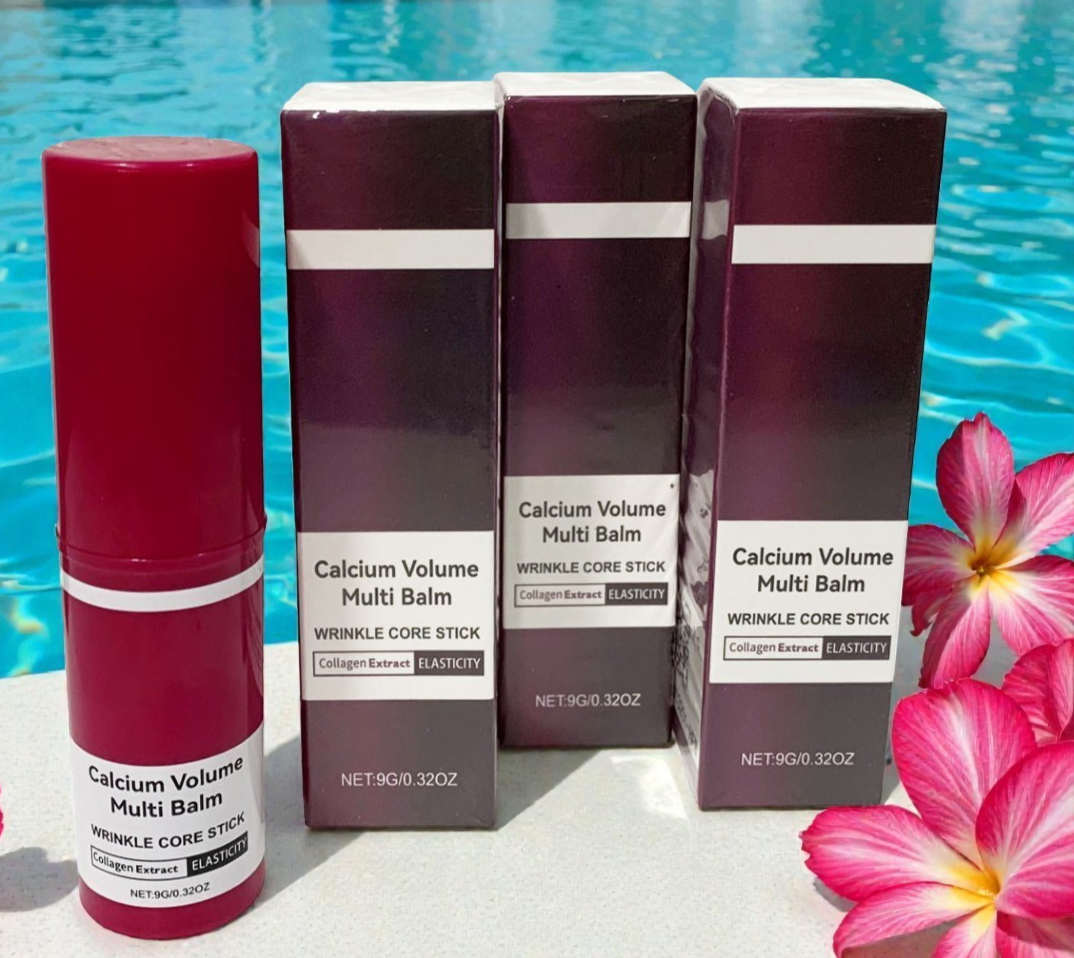 Calcium Volume Multi Balm Wrinkle Core Stick  Anti-aging 9g Pack of 3 Exp 11/28