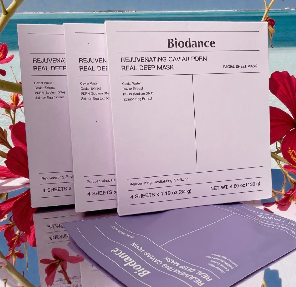 Biodance Rejuvenating Caviar PDRN Real Deep Mask 12 Sheets Korean New EXP 09/28
