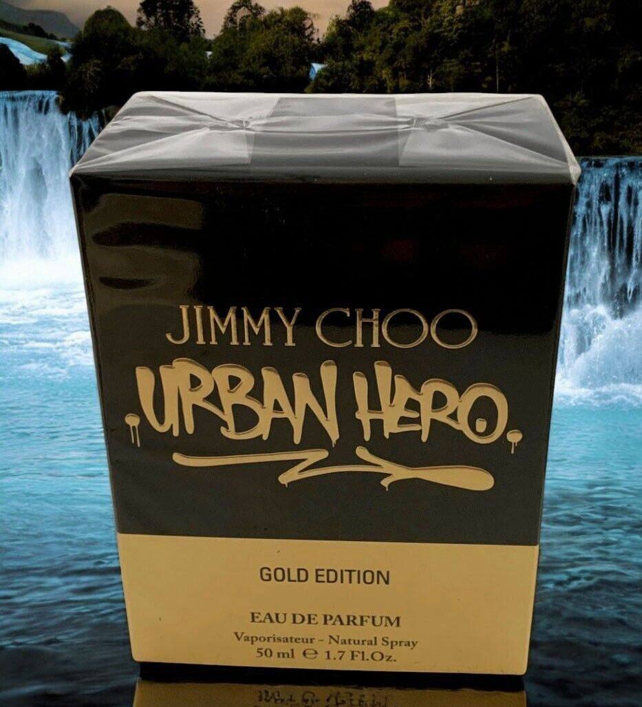 Jimmy Choo Urban Hero Gold Edition 1.7oz EDP Cologne for Men New In Sealed Box