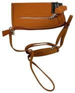 New Orange Cowhide Leather Small Handbag Crossbody Shoulder Bag  Purse for Women