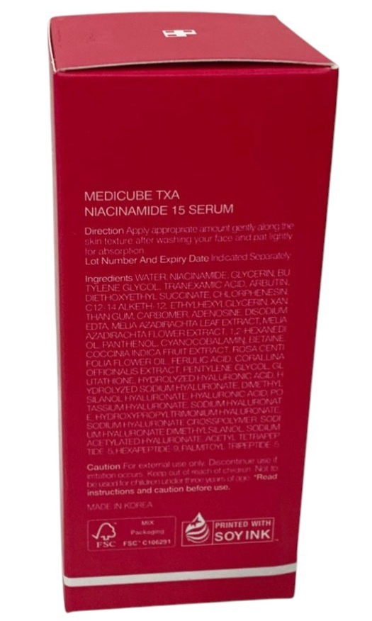 MEDICUBE TXA Niacinamide 15% Serum 30ml - Brightening Dark Spot Care Exp. 11/28
