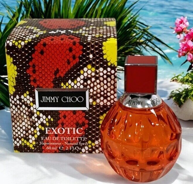 JIMMY CHOO EXOTIC Eau De Toilette Natural Spray 2.0oz/60ml  New in Unsealed Box