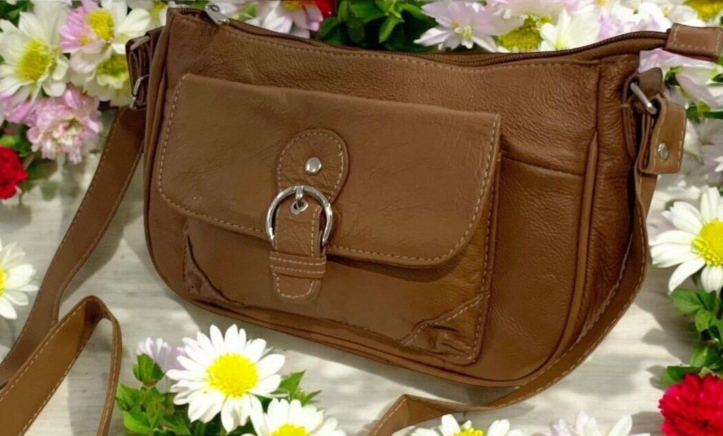 Brown Women Vintage Leather Messenger Cross Body Bag Handbag Purse Hobo Satchel