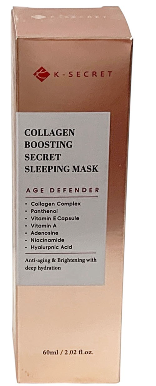 K-SECRET Collagen Boosting Secret Sleeping Mask 60ml Anti Aging Cream EXP 08/28