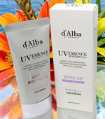 D'ALBA WATERFULL UV ESSENCE TONE-UP VEGAN PURPLE CORRECTING SUNSCREEN SEALED