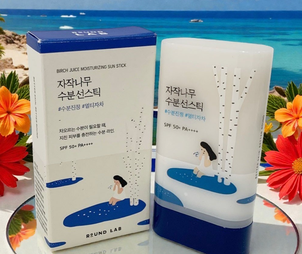 ROUND LAB Birch Juice Moisturizing Sun Stick SPF50+/PA++++ 19g K-Beauty EX 01/28