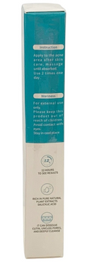 Salicylic Acid Acne Cream Gel Anti Reddness Treatment  Skin Care 20ml Set of 2
