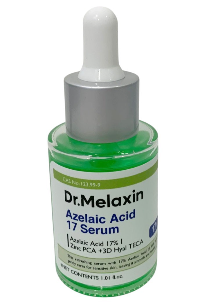 DR.MELAXIN AZELAIC ACID 17% SERUM ZINK PCA+3D Hyal TECA for Oily, Acne Skin 30ml
