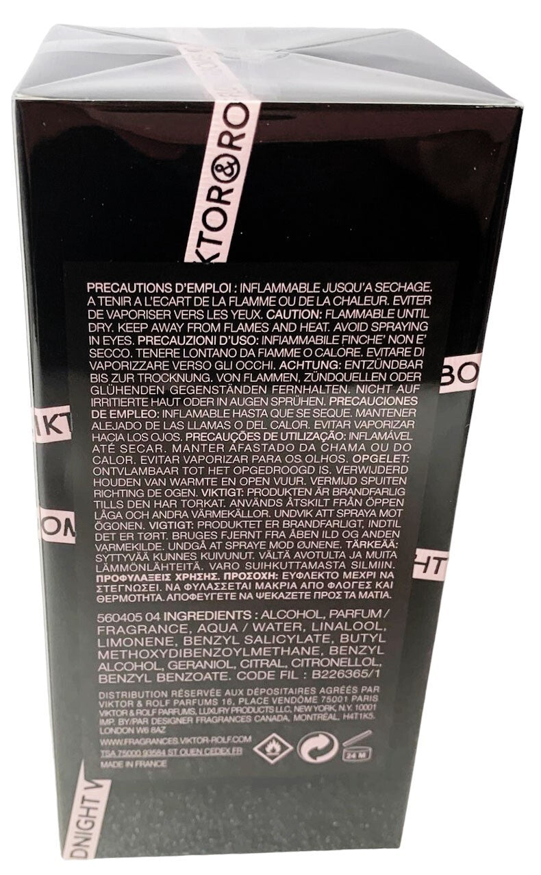 Viktor & Rolf Flowerbomb Midnight Eau de Parfum Spray - 50ml / 1.7oz New Sealed