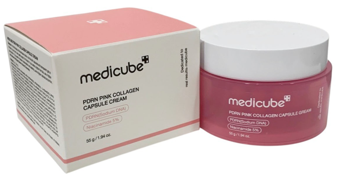 Medicube PDRN Pink Collagen Capsule Cream-Firming, Brightening, Antiaging 1.94oz