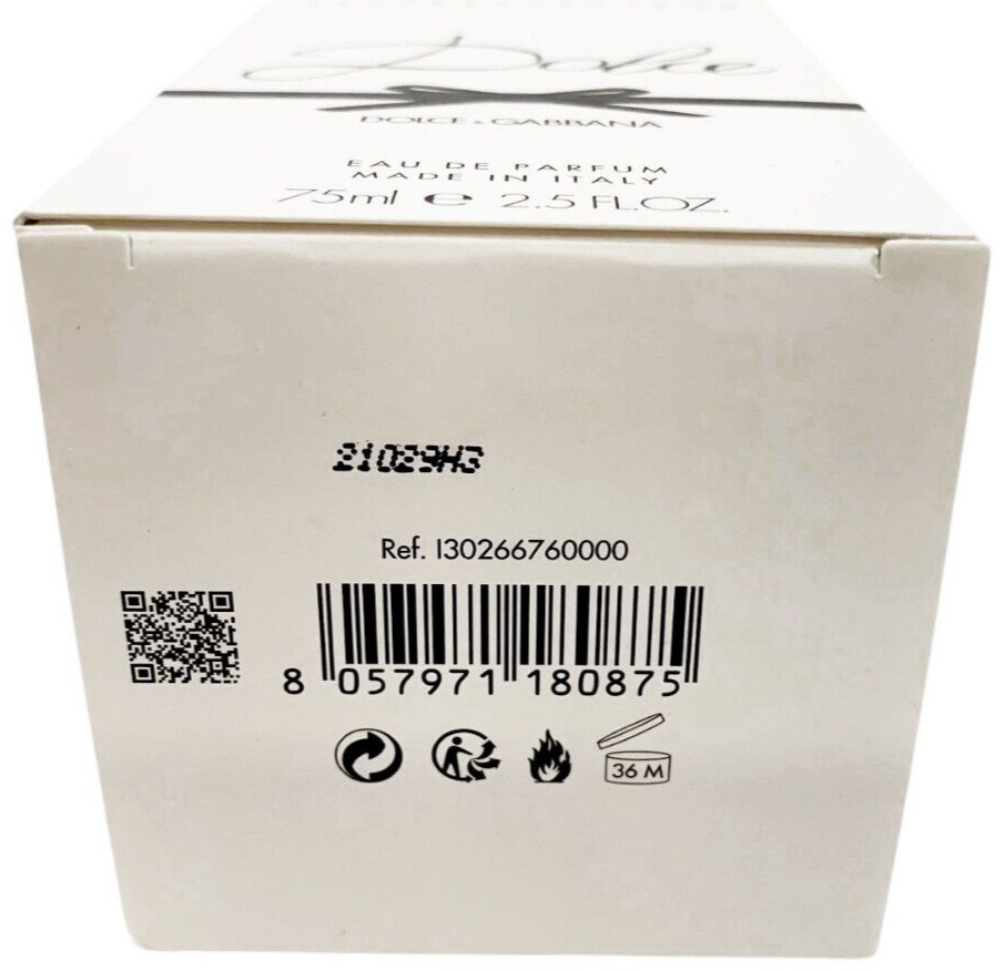 Dolce By Dolce & Gabbana 2.5 oz Eau de Parfum Spray for Women Same As Photo READ