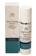 Sun Coast Science Total Package Serum Vitamin C Hyaluronic Acid 1.0 oz SET OF 2
