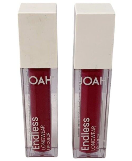 JOAH ENDLESS LONGWEAR LIP COLOR JSLL06 CHIT-CHAT PACK OF 2