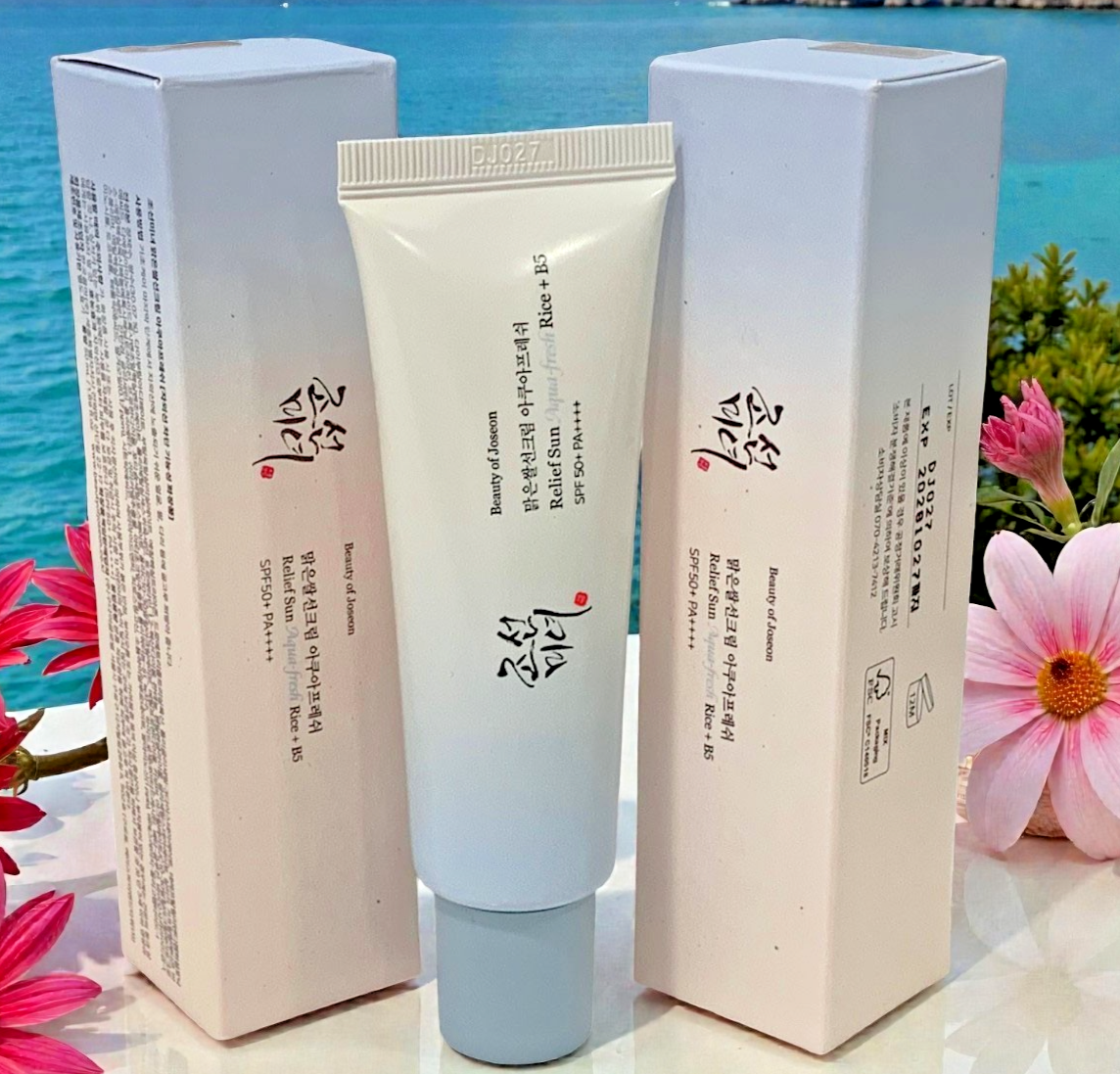 BEAUTY OF JOSEON Relief Sun Aqua Fresh Rice+B5 SPF50+ PA++++ 50ml SET OF 2 FRESH