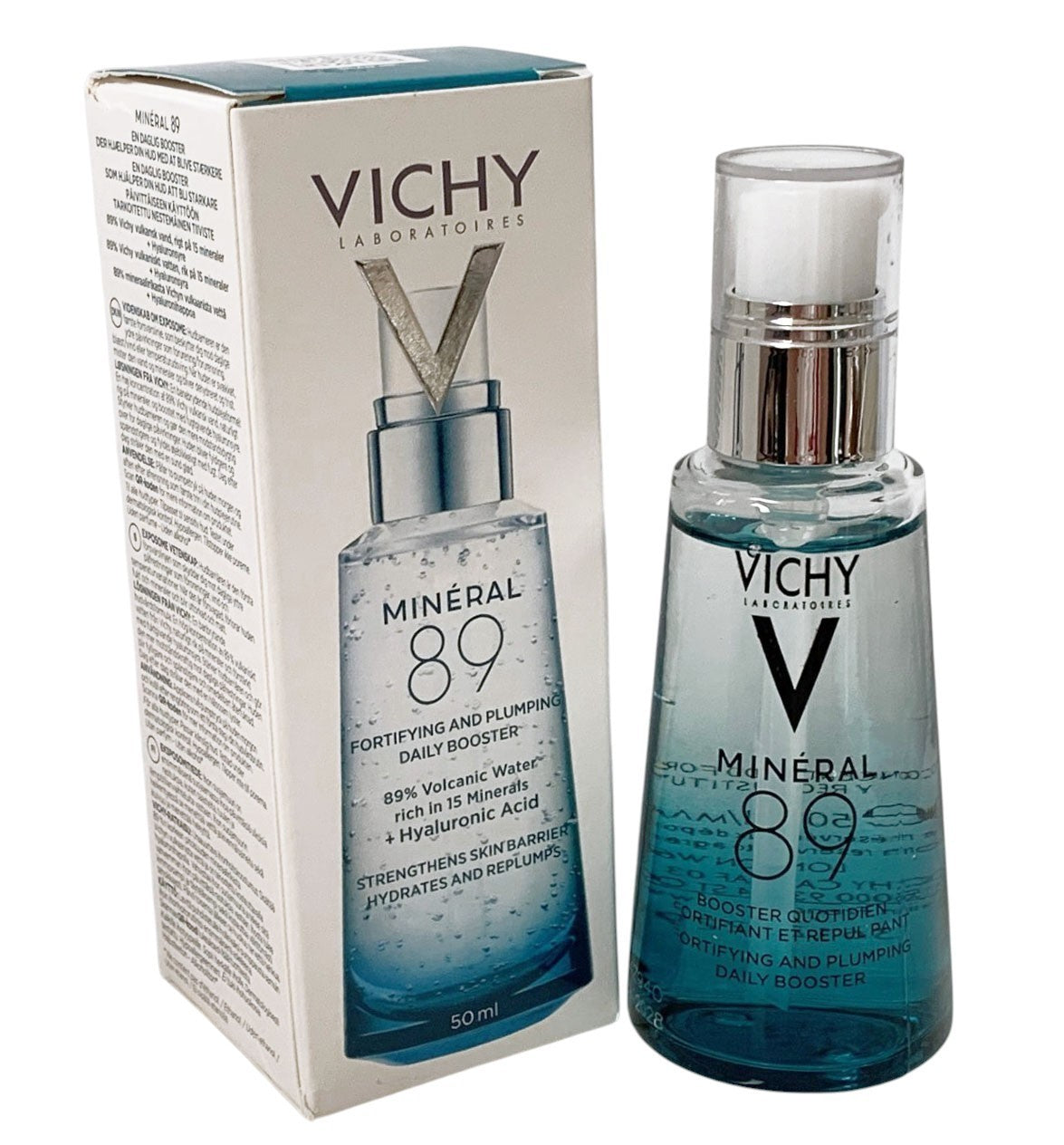 Vichy Mineral 89 Skin Fortifying Daily Booster  1.69oz Hyaluronic Acid EXP 09/28