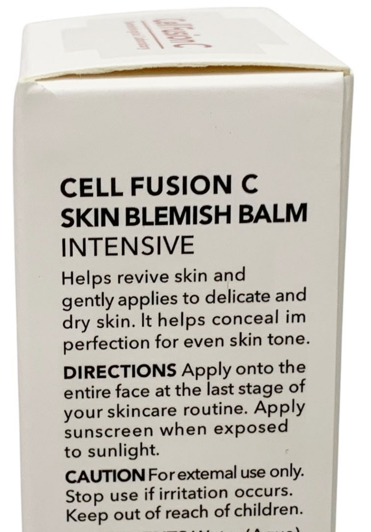 Cell Fusion C Skin Blemish Balm Intensive Repair Solutions 40ml/1.35oz Exp 10/28
