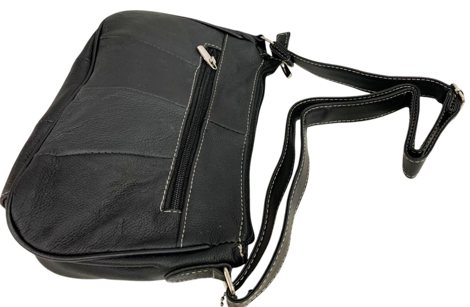 Black Women Vintage Leather Messenger Cross Body Bag Handbag Purse Hobo Satchel